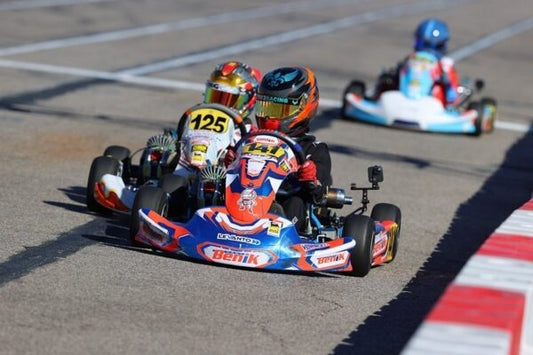 Team Benik Shows Speed in Las Vegas ﻿Winning Three of Four Micro ROK Heat Races